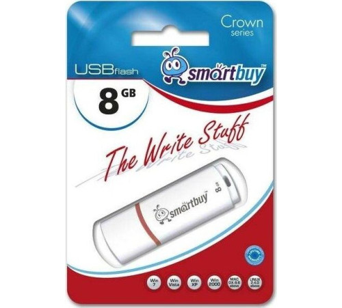 SMARTBUY (SB8GBCRW-W) 8GB CROWN WHITE