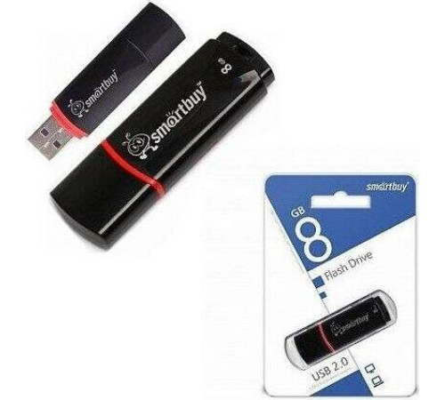 SMARTBUY (SB8GBCRW-K) 8GB CROWN BLACK