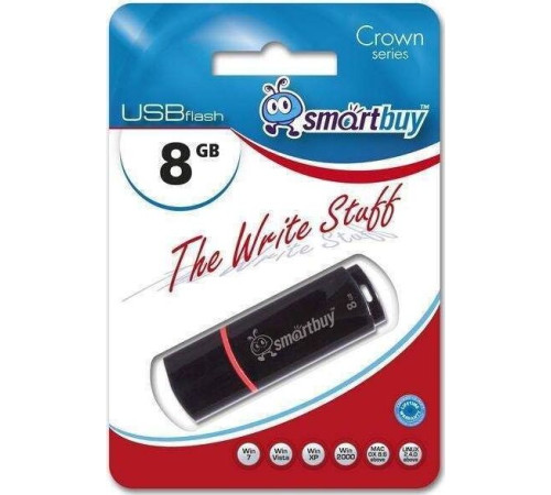 SMARTBUY (SB8GBCRW-K) 8GB CROWN BLACK