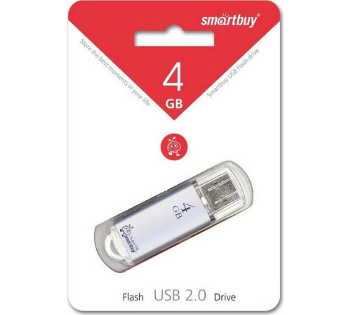 SMARTBUY (SB4GBVC-S) 4GB V-CUT SILVER