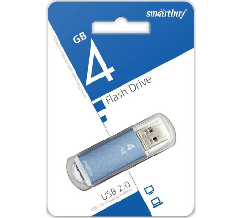 SMARTBUY (SB4GBVC-B) 4GB V-CUT BLUE