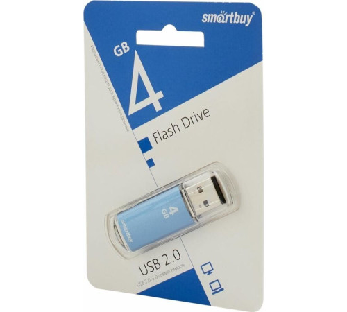 SMARTBUY (SB4GBVC-B) 4GB V-CUT BLUE