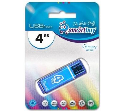 SMARTBUY (SB4GBGS-B) 4GB GLOSSY SERIES BLUE