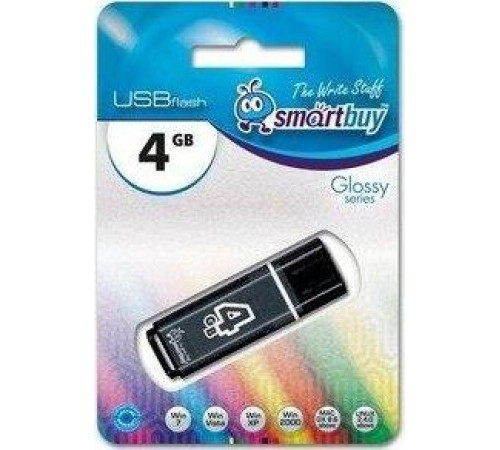 SMARTBUY (SB4GBGS-K) 4GB GLOSSY SERIES BLACK