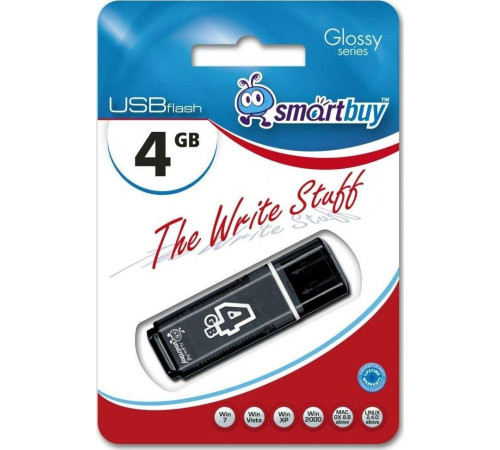 SMARTBUY (SB4GBGS-K) 4GB GLOSSY SERIES BLACK