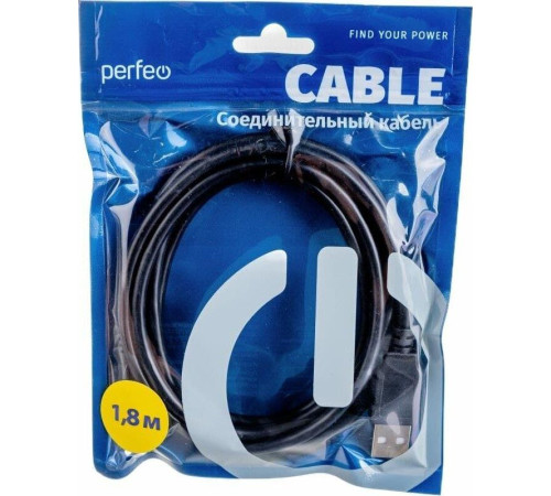PERFEO (U4302) USB2.0 A вилка - MINI USB 5P вилка 1.8 м (5)