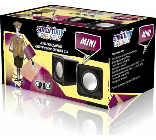 SMARTBUY (SBA-2800) MINI 4Вт/USB черный