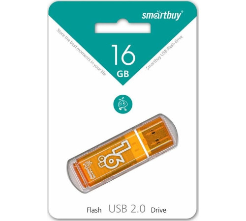 SMARTBUY (SB16GBGS-OR) 16GB GLOSSY SERIES ORANGE