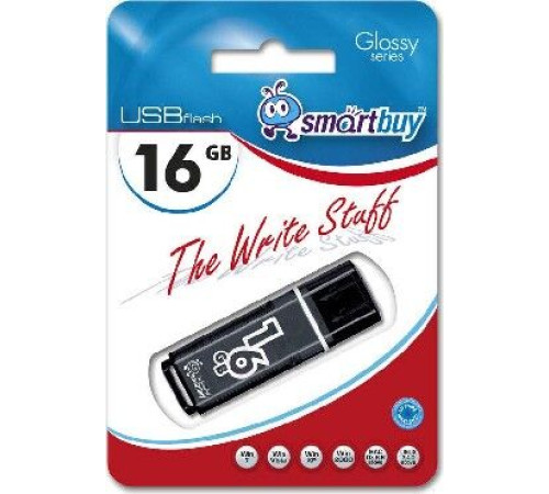 SMARTBUY (SB16GBGS-K) 16GB GLOSSY SERIES BLACK