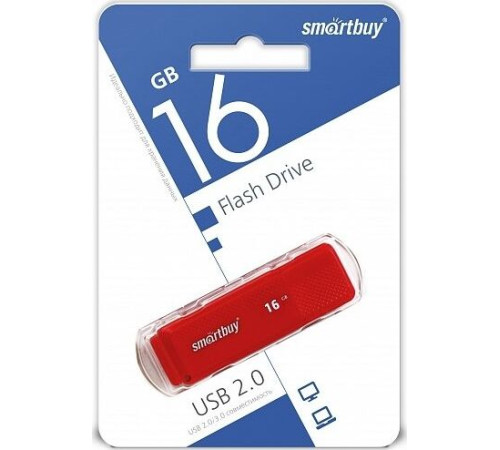 SMARTBUY (SB16GBDK-R) 16GB DOCK RED