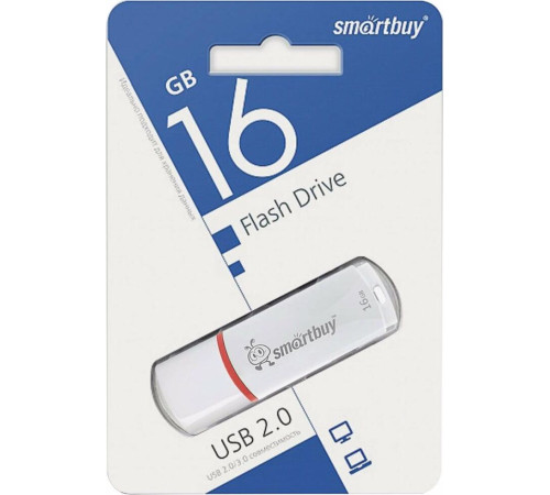 SMARTBUY (SB16GBCRW-W) 16GB CROWN WHITE