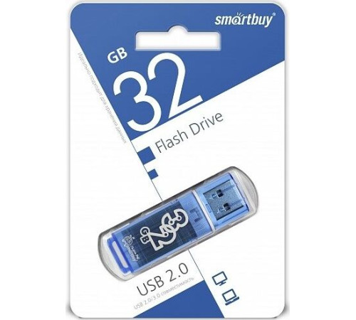 SMARTBUY (SB32GBGS-B) 32GB GLOSSY SERIES BLUE