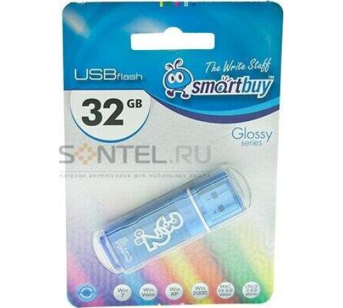 SMARTBUY (SB32GBGS-B) 32GB GLOSSY SERIES BLUE