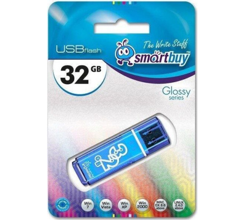 SMARTBUY (SB32GBGS-B) 32GB GLOSSY SERIES BLUE
