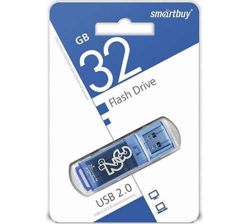 SMARTBUY (SB32GBGS-B) 32GB GLOSSY SERIES BLUE