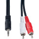 PERFEO (J2001) JACK 3.5 мм - 2XRCA 1 м