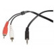 PERFEO (J2001) JACK 3.5 мм - 2XRCA 1 м