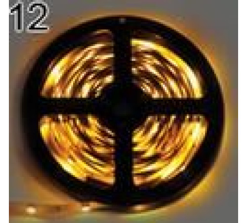 ECOLA S2LY07ESB 7,2W/m 12V IP20 10mm желтая 5м