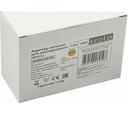 ECOLA B0M036ESB 36W 220V-12V