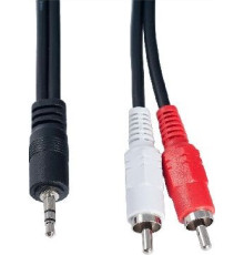 PERFEO (J2005) JACK 3.5 мм вилка - 2XRCA вилка 5 м
