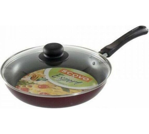 SCOVO СЭ-027 expert со стекл. крышкой д.22 см