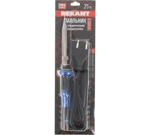REXANT (12-0121) паяльник долговечное жало, 25 Вт, 230 В, серия МАСТЕР