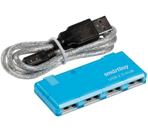 SMARTBUY (SBHA-6110-B) 4 порта синий