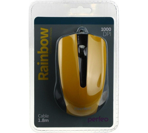 PERFEO (PF-3443) RAINBOW черный/желтый