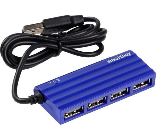 SMARTBUY (SBHA-6810-B) 4 порта синий