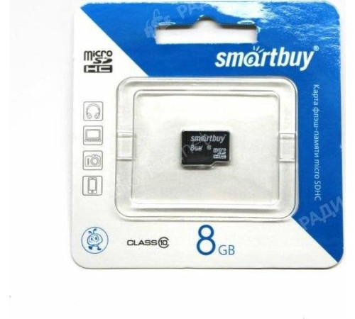 SMARTBUY (SB8GBSDCL10-00) MicroSDHC 8GB Сlass10