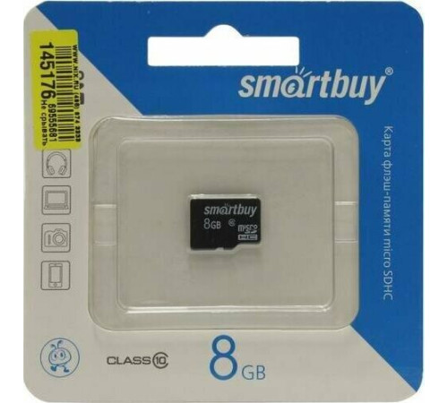 SMARTBUY (SB8GBSDCL10-00) MicroSDHC 8GB Сlass10