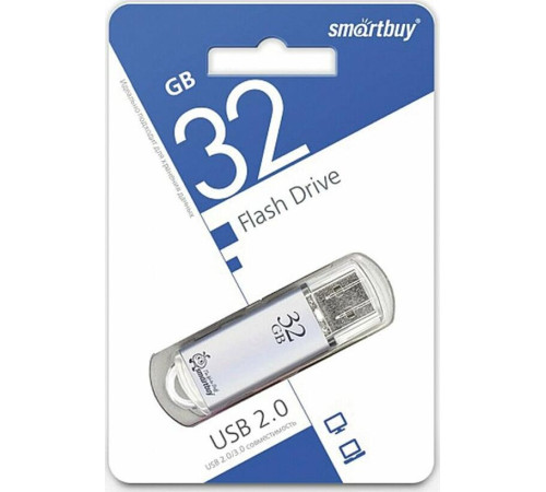 SMARTBUY (SB32GBVC-S) 32GB V-CUT SILVER