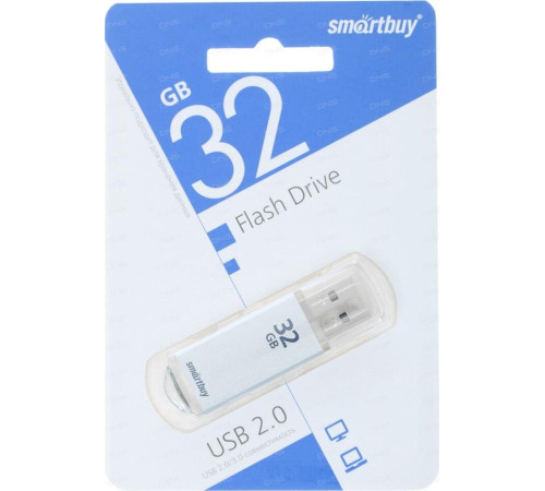 SMARTBUY (SB32GBVC-S) 32GB V-CUT SILVER