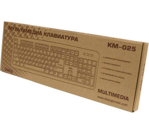 DIALOG KM-025U черный