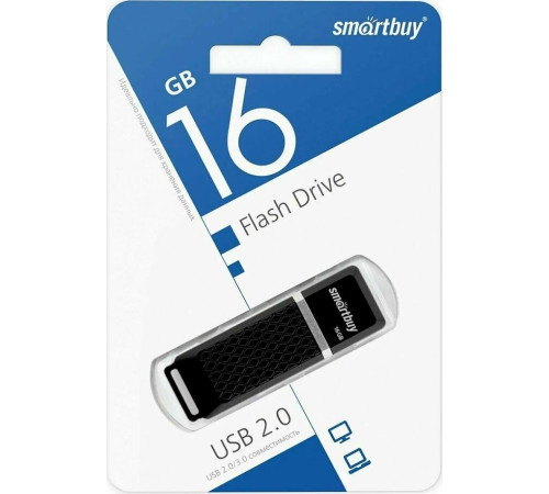 SMARTBUY (SB16GBQZ-K) 16GB QUARTZ SERIES BLACK