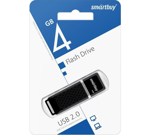 SMARTBUY (SB4GBQZ-K) 4GB QUARTZ SERIES BLACK