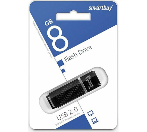 SMARTBUY (SB8GBQZ-K) 8GB QUARTZ SERIES BLACK