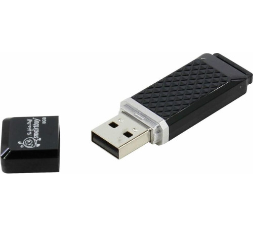 SMARTBUY (SB8GBQZ-K) 8GB QUARTZ SERIES BLACK