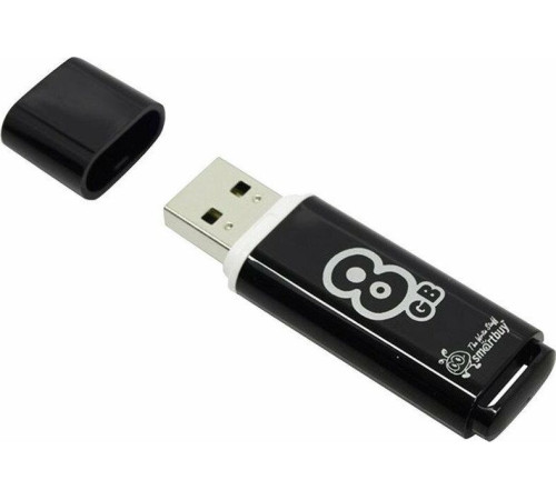 SMARTBUY (SB8GBGS-K) 8GB GLOSSY SERIES BLACK