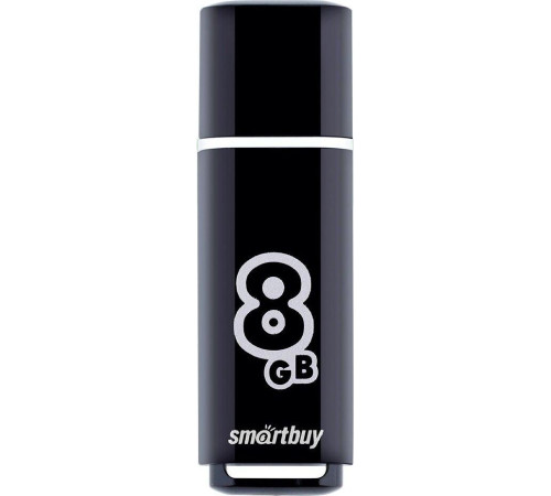 SMARTBUY (SB8GBGS-K) 8GB GLOSSY SERIES BLACK
