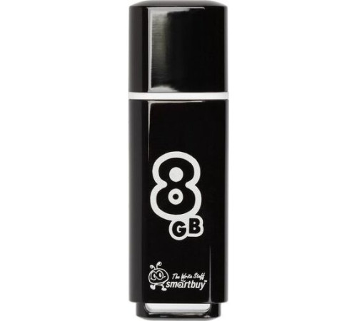 SMARTBUY (SB8GBGS-K) 8GB GLOSSY SERIES BLACK
