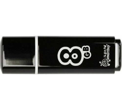 SMARTBUY (SB8GBGS-K) 8GB GLOSSY SERIES BLACK