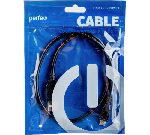 PERFEO (U4004) USB2.0 A вилка - MICRO USB вилка 0.5 м