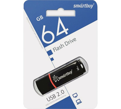 SMARTBUY (SB64GBCRW-K) 64GB CROWN BLACK