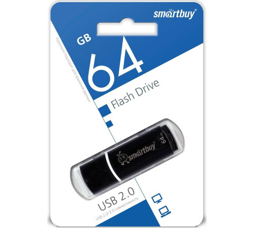 SMARTBUY (SB64GBCRW-K) 64GB CROWN BLACK