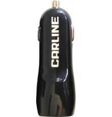 CARLINE (ch-2ub) адаптер 2хUSB, черный