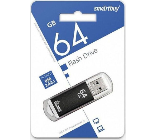 SMARTBUY (SB64GBVC-K3) 64GB V-CUT BLACK USB 3.0