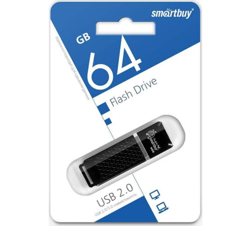 SMARTBUY (SB64GBQZ-K) 64GB QUARTZ SERIES BLACK