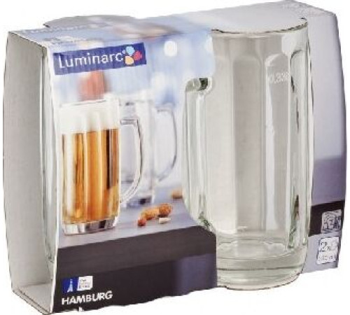 LUMINARC ГАМБУРГ наб. кружек для пива 2 шт 330 мл (H5126)