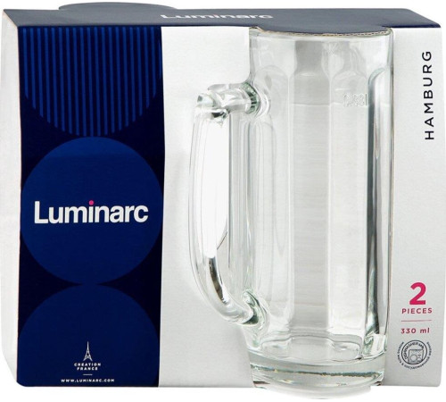 LUMINARC ГАМБУРГ наб. кружек для пива 2 шт 330 мл (H5126)